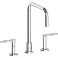 Watermark 70-7-RNS4-GP - Deck Mounted 3 Hole Square Top Kitchen Faucet