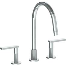 Watermark 70-7G-RNK8-GP - Deck Mounted 3 Hole Gooseneck Kitchen Faucet