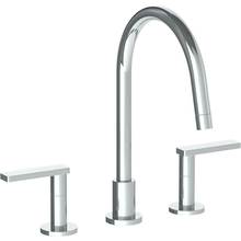 Watermark 70-7G-RNS4-GP - Deck Mounted 3 Hole Gooseneck Kitchen Faucet