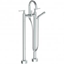 Watermark 70-8.3-RNK8-WH - Floor Standing Bath set with Slim Hand Shower