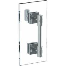 Watermark 71-0.1-6SDP-LLD4-GP - Lily 6” shower door pull with knob/ glass mount towel bar with hook