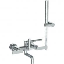 Watermark 71-5.2-LLD4-GP - Wall Mounted Exposed Bath Set with Hand Shower