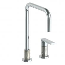Watermark 71-7.1.3-LLO6V-PC - Deck Mounted 2 Hole Square Top Kitchen Faucet