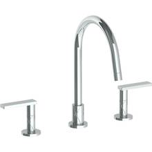 Watermark 71-7G-LLD4-WH - Deck Mounted 3 Hole Gooseneck Kitchen Faucet