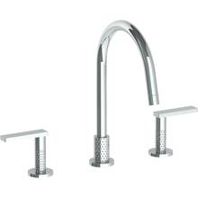 Watermark 71-7G-LLP5-GP - Deck Mounted 3 Hole Gooseneck Kitchen Faucet