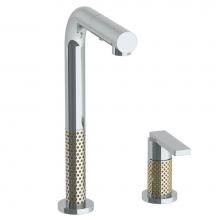 Watermark 71-9.1.3P1-LLP5V-PC - Deck Mounted 2 Hole Square Top Prep Faucet with Pull Out Spray