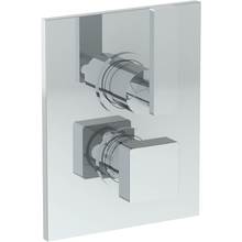 Watermark 71-T20-LLD4-GP - Wall Mounted Thermostatic Shower Trim with built-in control, 7 1/2''