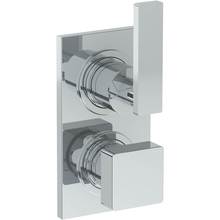 Watermark 71-T25-LLD4-WH - Wall Mounted Thermostatic Shower Trim with built-in control, 3 1/2'' x 6 1/4''