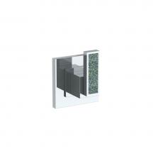 Watermark 97-WTRTP-J5-PC - Wall Mounted Trim w/ Wall Plate, 3 1/2'' dia.