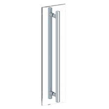 Watermark GB24-DDP-GP - Titanium 24'' double shower door pull/ glass mount towel bar