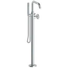 Watermark 31-8.8-BKA1-WH - Single Hole Floor Standing Bath Set with Hand Shower