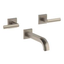 Watermark 64-5-BR4-WH - Wall Mounted 3 Hole Bath Set