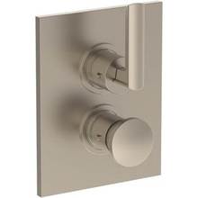 Watermark 64-T20-BR4-GP - Wall Mounted Thermostatic Shower Trim with built-in control, 6 1/4'' X 8''