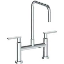 Watermark 70-7.5-RNK8-WH - Deck Mounted Bridge Square Top Kitchen Faucet