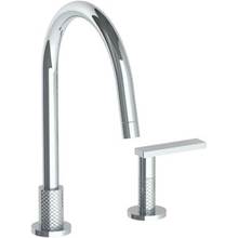 Watermark 71-7.1.3G-LLO6-WH - Deck Mounted 2 Hole Gooseneck Kitchen Faucet