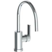 Watermark 71-7.3G-LLO6-WH - Deck Mounted 1 Hole Gooseneck Kitchen Faucet