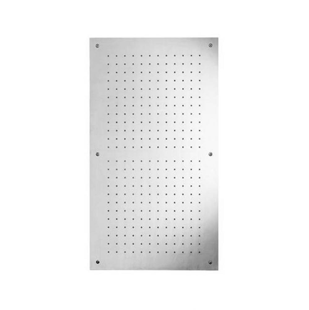 Ceiling dual showerhead recessed rectangular