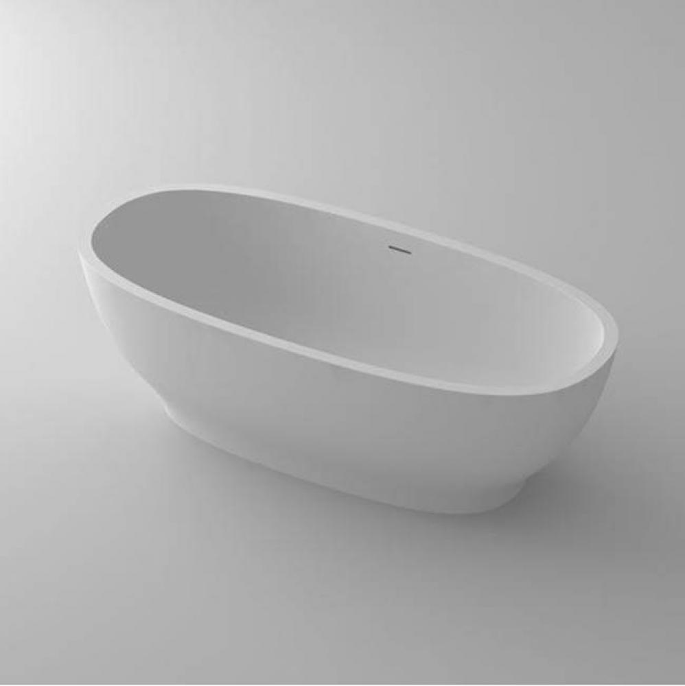 fini 1 blu stone™ freestanding oval tub