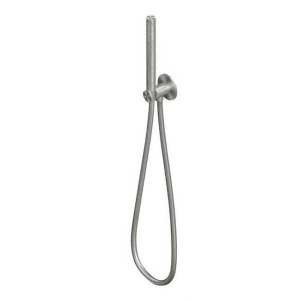 Round Handshower w wall union; AS