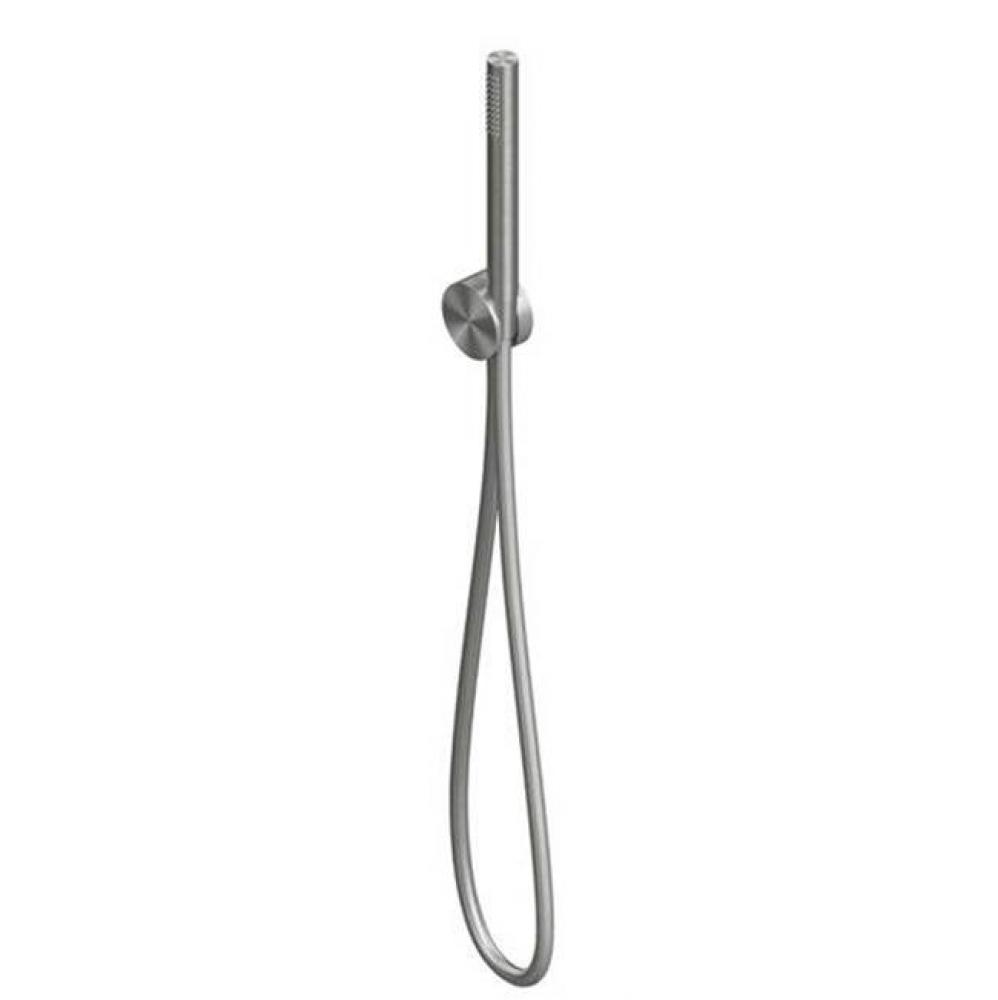 Round Handshower w wall union; AS