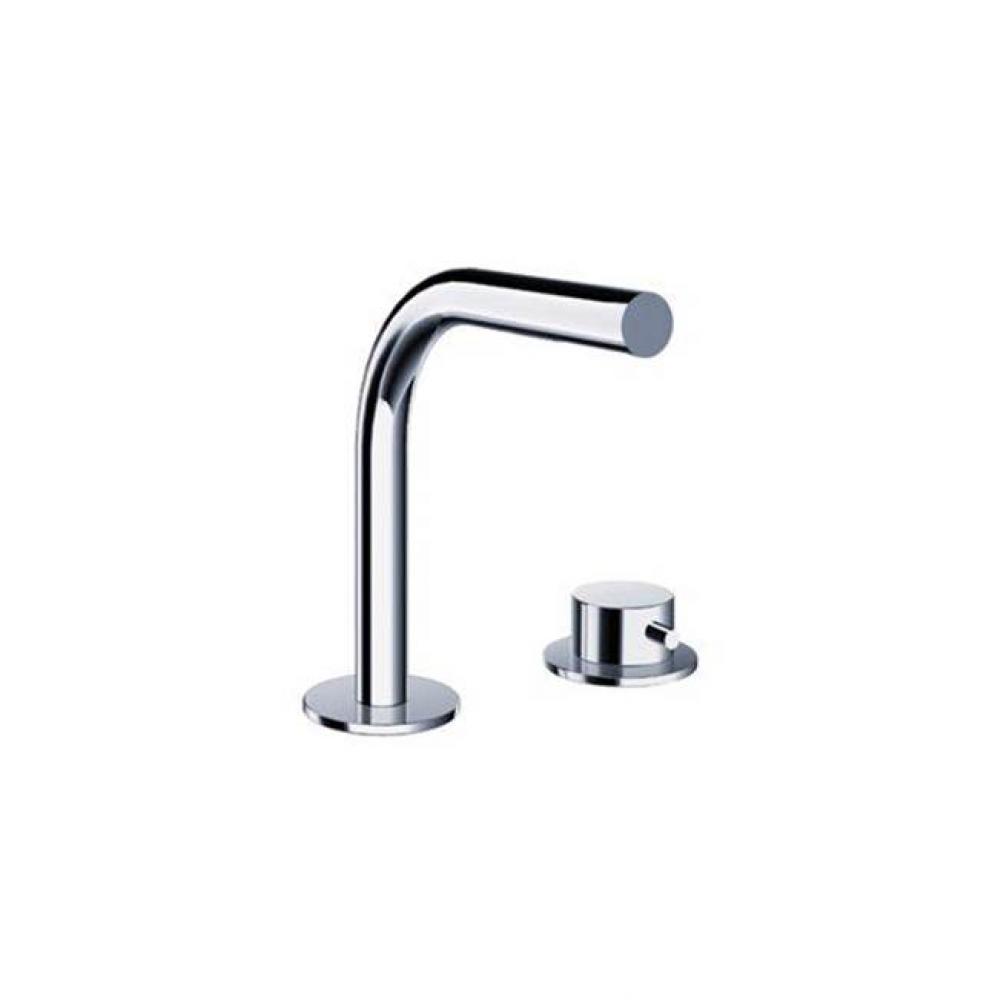 pure 2 two-hole deck-mounted hydroprogressive basin mixer