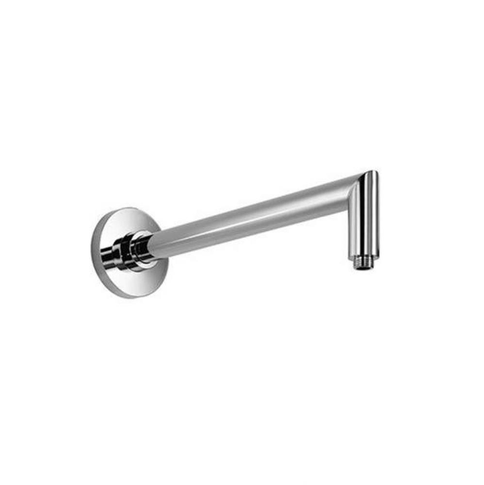 brass wall mount reinforced round shower arm