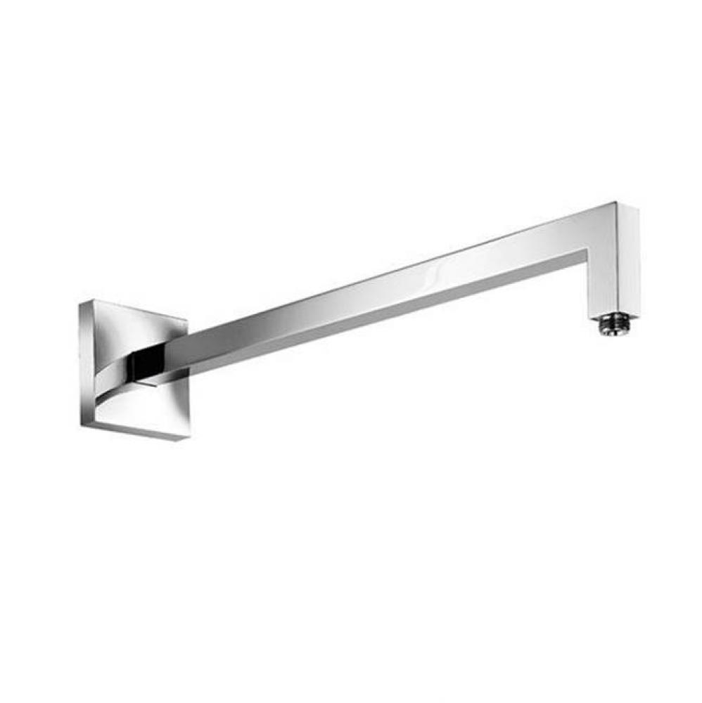 brass wall mount reinforced square shower arm