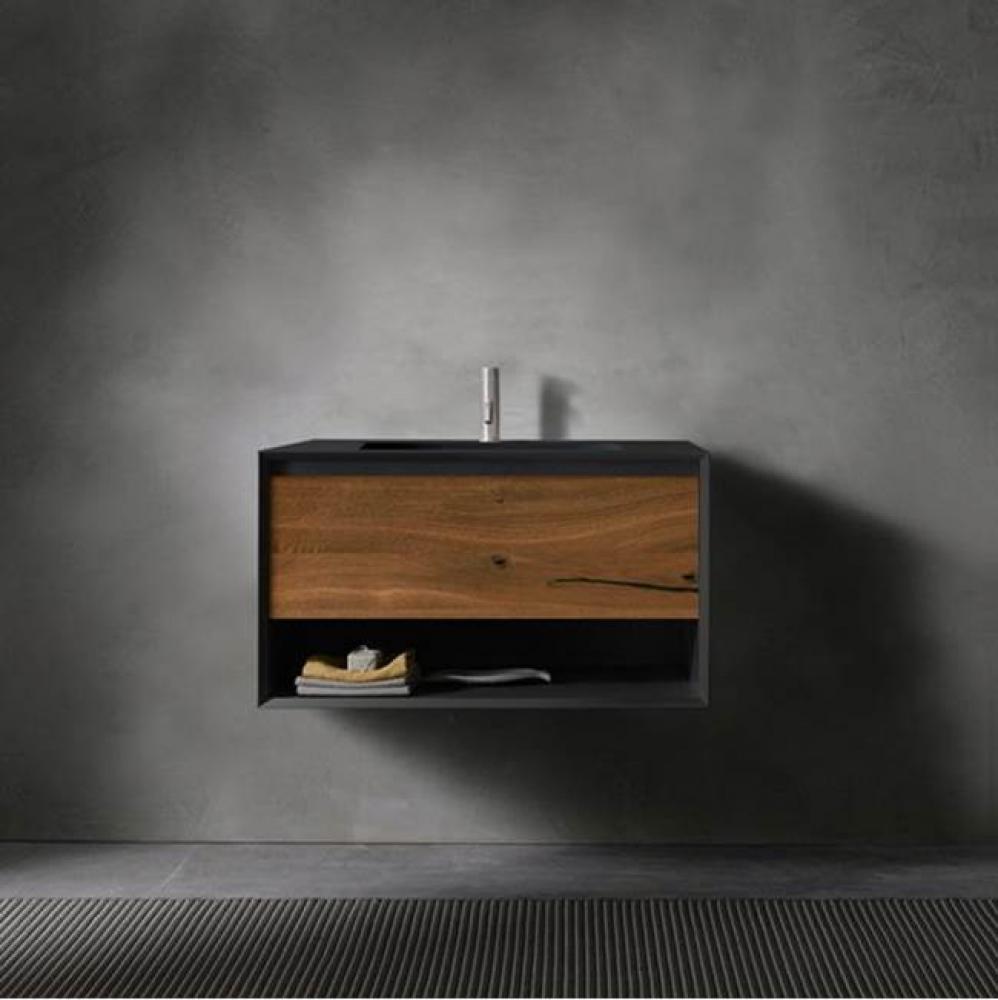 45-Degree And Fenix Collection Up V2 Series 700, Wall-Mount Vanity, Drawer Panel Only; Lino Matte