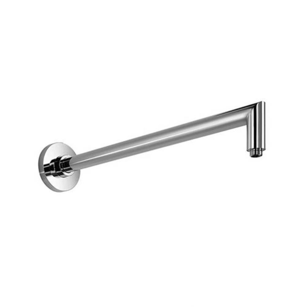 Brass Wall Mount Reinforced Round Shower Arm 19 1/2'' Projection