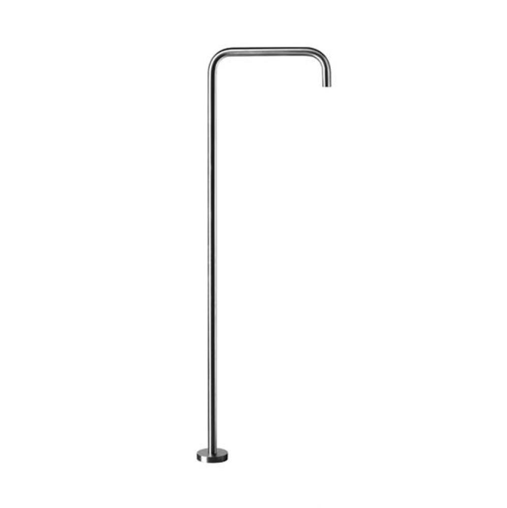 Inox Stainless Steel Floor-Mount Basin Spout 41 3/4'' H, Satin Finish