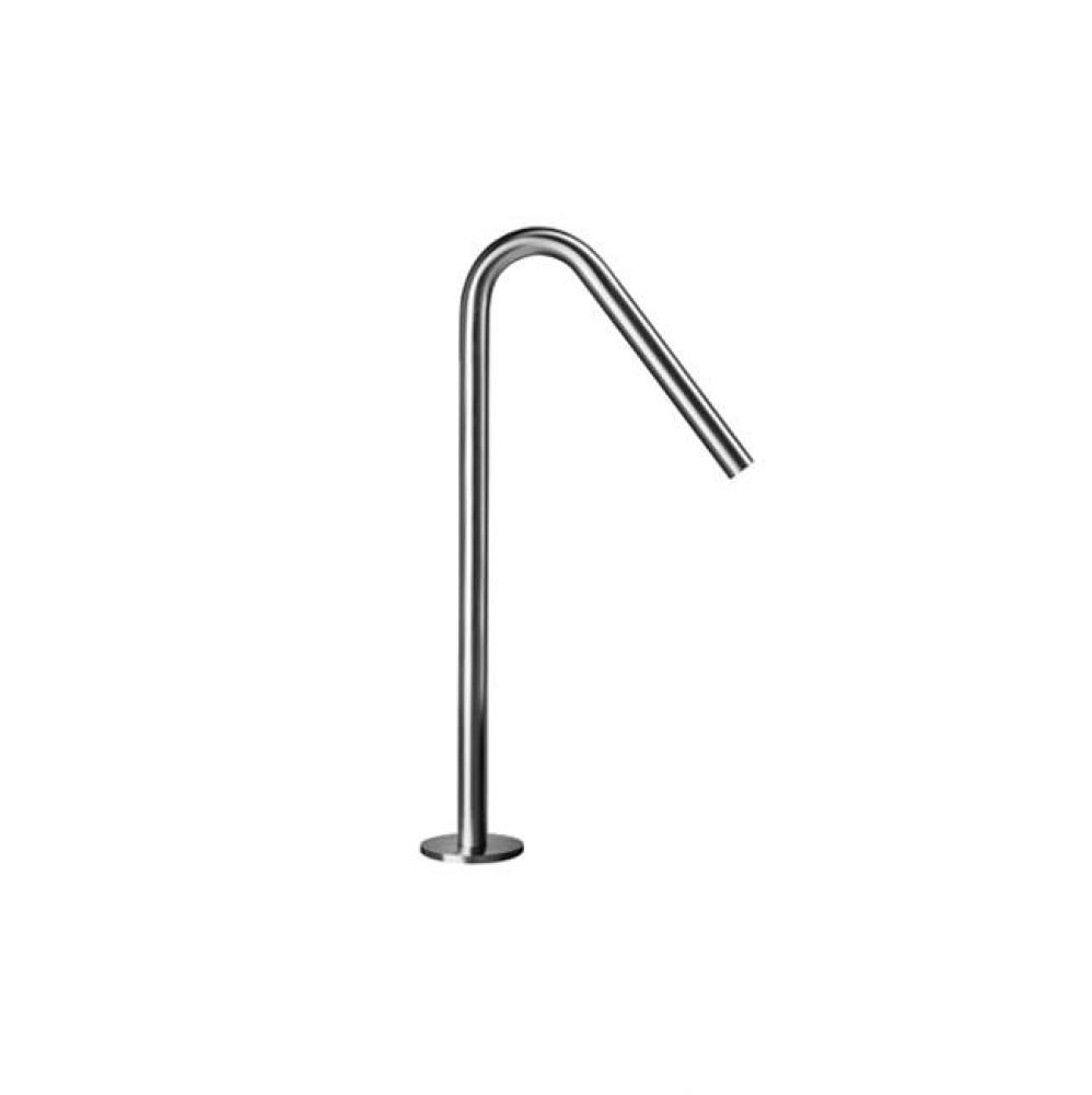 Inox Stainless Steel Deck-Mount Swan-Neck Tubfiller Spout 13 3/4'' H, Satin Finish