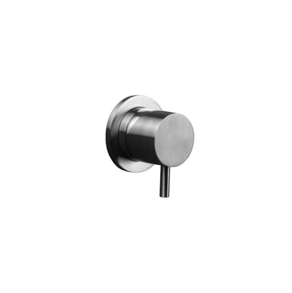 Inox Stainless Steel Wall-Mount Single-Lever Basin Mixer, Satin Finish