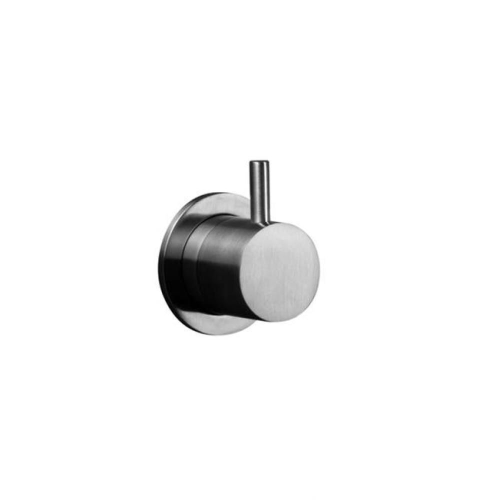 Inox Stainless Steel Wall-Mount Single-Lever Tub/Shower Diverter Trim Set, Satin Finish