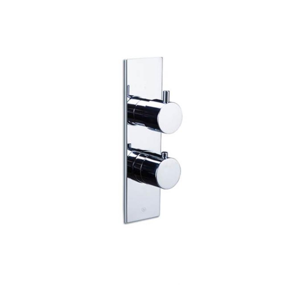Pure 2/Opus 2 Thermostatic Tub/Shower Valve Trim With 3-Way Diverter