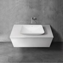 Blu Bathworks SAC1200.01-01M - blu•stone™ vanity countertop; 47 1/2''W x 1/2''H x 20 1/4''D; Wh