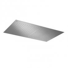 Blu Bathworks QSH-4059-AS - Ceiling dual showerhead recessed rectangular; 35-3/8''L x 19-5/8''W x 3-3/8&ap
