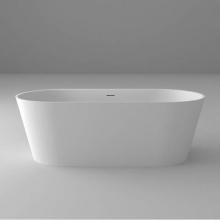 Blu Bathworks BT0304.01-01G - coco•1 blu•stone™ freestanding oval tub; 67''L x 31 1/2''W x 21 3/4&apos