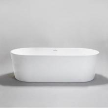 Blu Bathworks BT8004B16 - Pisa•3 freestanding acrylic bathtub; 62 1/4''L x 29''W x 22 1/2''H