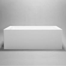 Blu Bathworks BT8001 - Box•1 freestanding/alcove acrylic bathtub; 60''L x 32''W x 21''H;