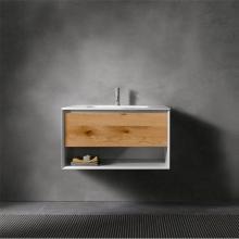 Blu Bathworks F45V2-0700-01M - 45-Degree collection UP V2 wall vanity