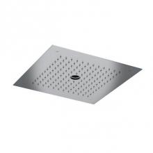 Blu Bathworks QSH-4258-AS - Ceiling dual showerhead recessed square; 15''W x 3-3/8''H; AS