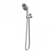 Blu Bathworks 1266-AS - Round Handshower w wall union; AS