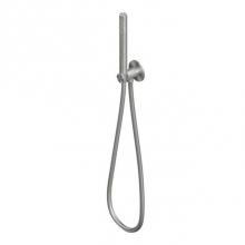 Blu Bathworks 1366-AS - Round Handshower w wall union; AS