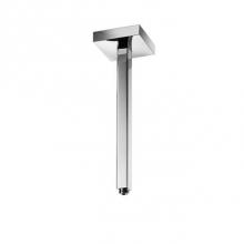 Blu Bathworks TA300S - brass ceiling mount square shower arm