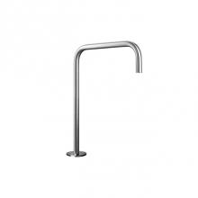 Blu Bathworks TOX525-S - Inox Stainless Steel Deck-Mount Tubfiller Spout 11'' H, Satin Finish