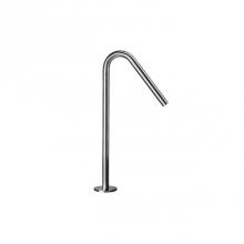 Blu Bathworks TOX535-S - Inox Stainless Steel Deck-Mount Swan-Neck Tubfiller Spout 13 3/4'' H, Satin Finish