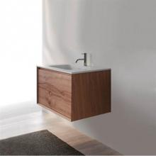 Blu Bathworks F45V1-0900-02.03 - 45 Full Series 900 Vanity, Natural Oak Frame/Vintage Oak Front; 35 1/2'' W X 19'&ap