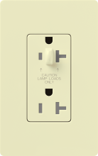 Lutron Electronics CAR-15-HDTR-AL - CLARO 15 A TMPR RESIST HALF DIM RECPT AL