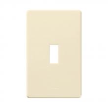 Lutron Electronics FG-1-AL - FASSADA WALLPLATE, 1-GANG, ALMOND