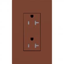 Lutron Electronics LTR-F20-TR-SI - DUPLEX 20A TR RECEPTACLE SI FP